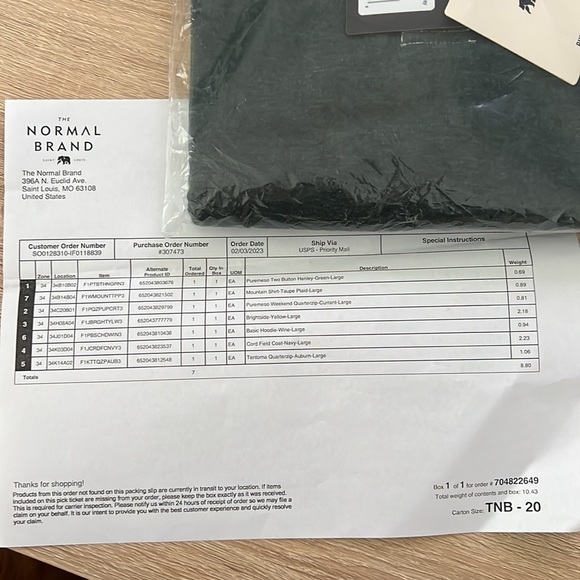 Normal Brand Puremeso Two Button Henley - Picture 4 of 5